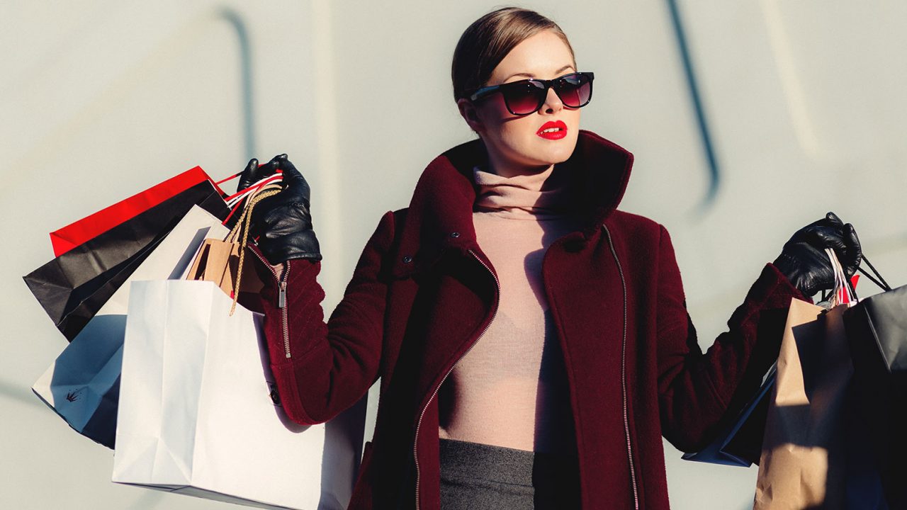 woman shopping