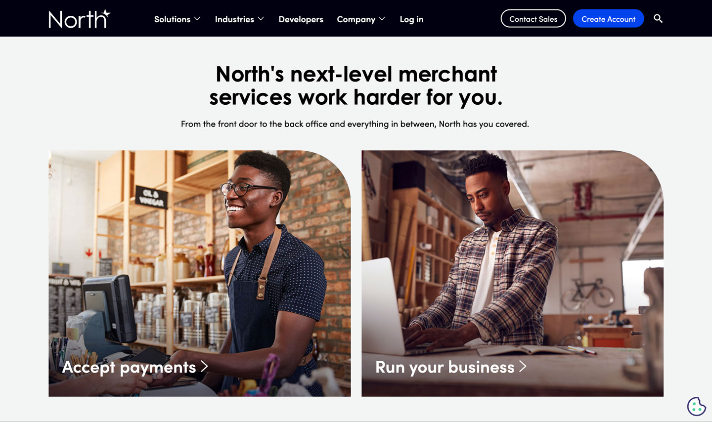 North-website-screenshot