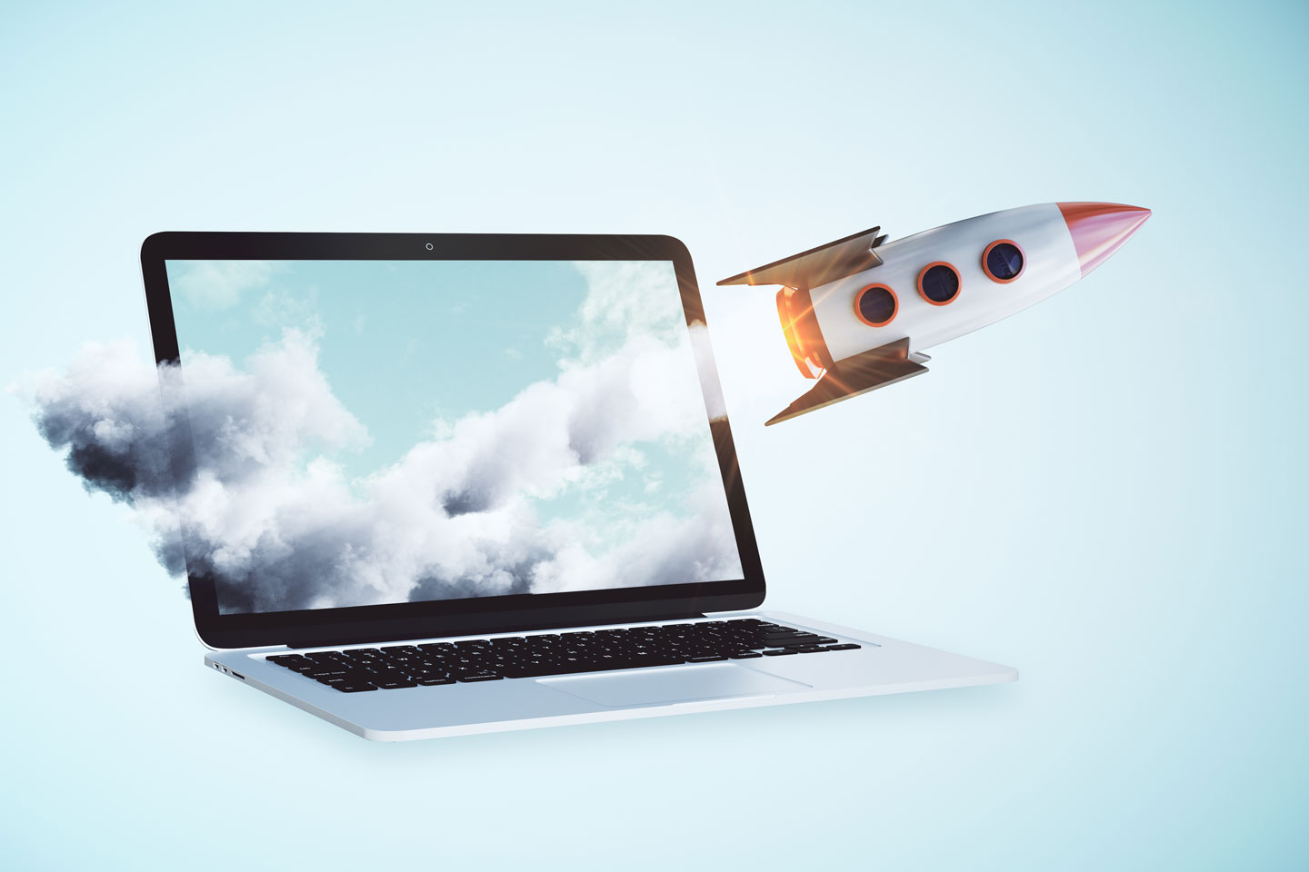 Website-launch-rocket