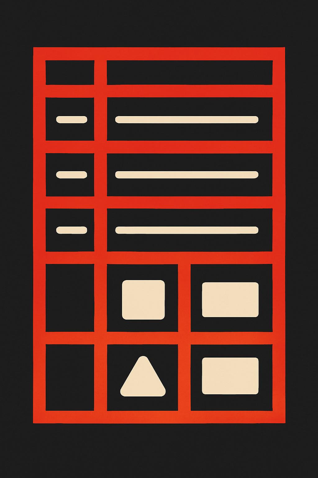 Product catalog data structure abstract visualization for ecommerce management