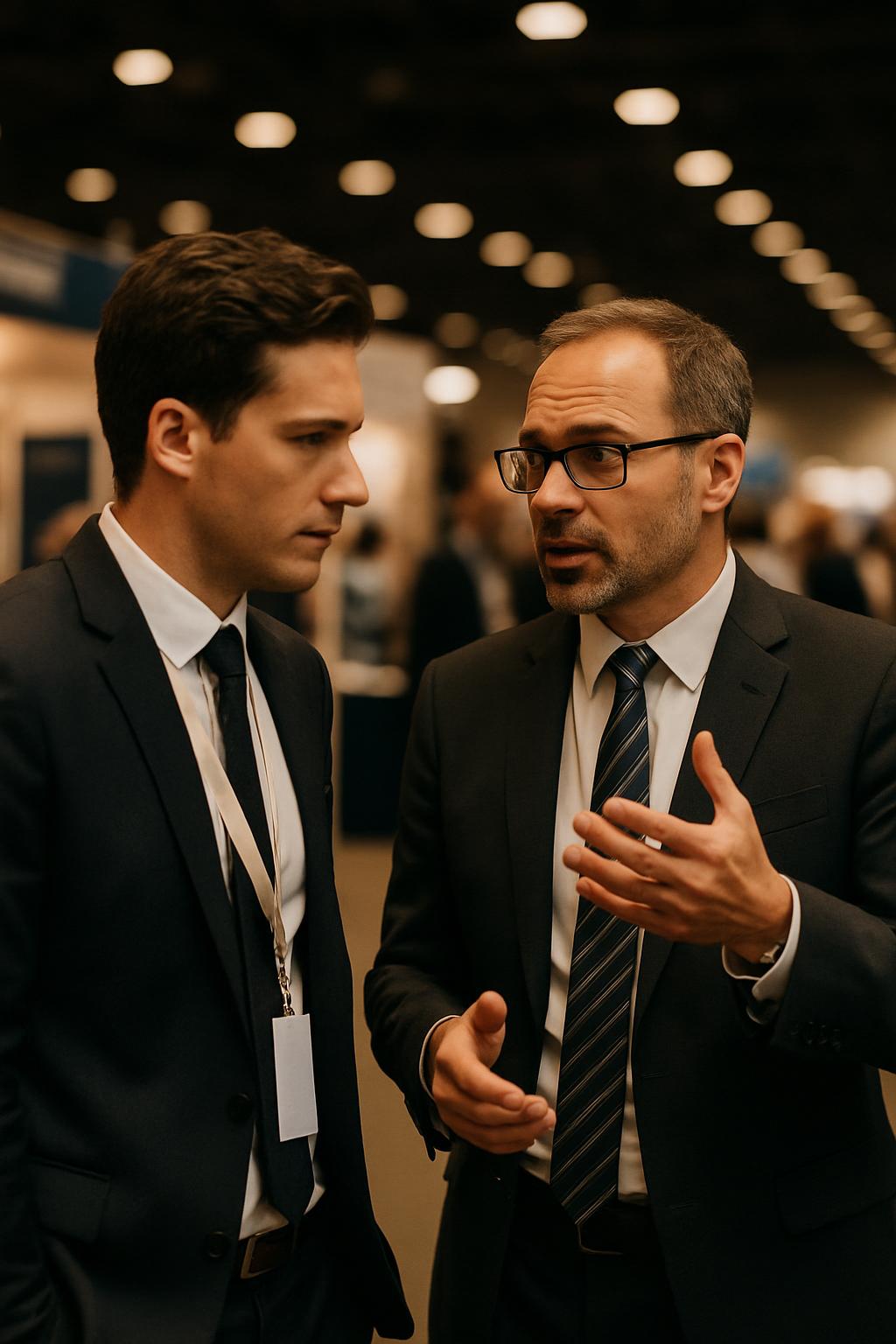 VIP ecommerce executives have a private conversation.