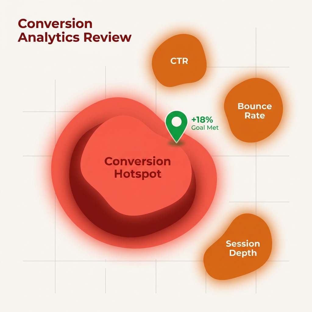 Marketing analytics dashboard review for conversion optimization